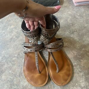 Women’s Studded Sandals - Great Condition